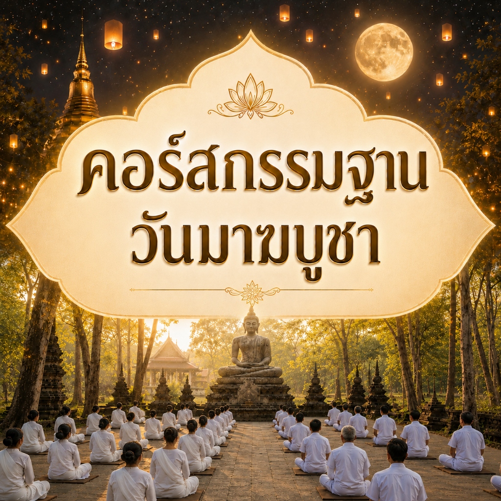 คอร์สกรรมฐานวันมาฆบูชา