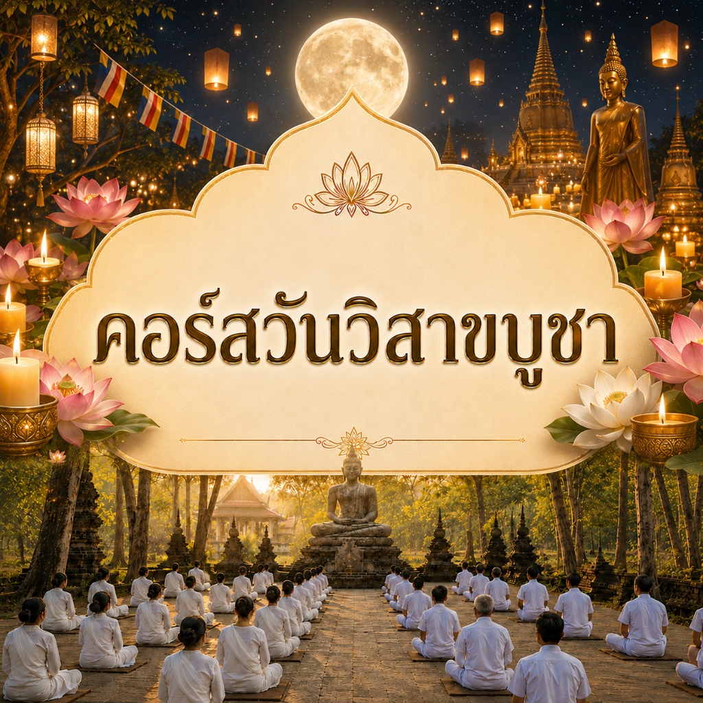 คอร์สวันวิสาขบูชา